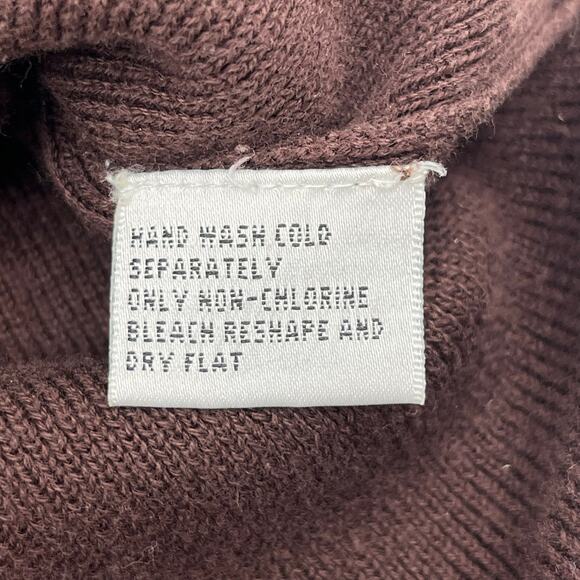 Reflections Spiegel Brown Long Sleeve Turtleneck Knit Warm 2 Piece Shirt Skirt - Picture 10 of 14